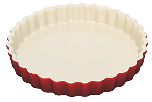 le-creuset-stoneware-tart-dish-9-inch-cerise image 3