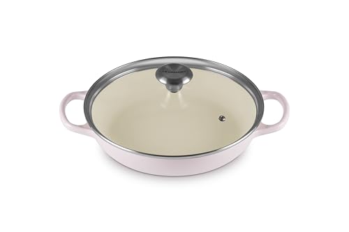 le-creuset-enameled-cast-iron-signature-round-braiser-2-25-qt-with-glass-lid-sha image 8