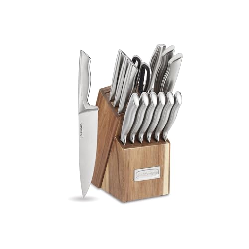 cuisinart-15pc-german-stainless-steel-hollow-handle-cutlery-block-set-with-acaci image 4