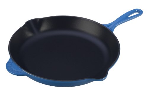 le-creuset-enameled-cast-iron-11-3-4-inch-skillet-with-iron-handle-cassis image 8