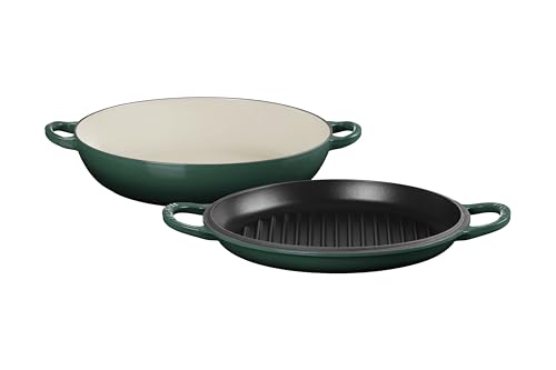 le-creuset-enameled-cast-iron-multifunction-braiser-with-grill-pan-lid-3-5-qt-ar image 6