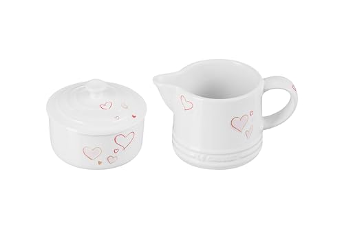 le-creuset-mon-coeur-collection-stoneware-signature-cream-and-sugar-set-white-wi image 6