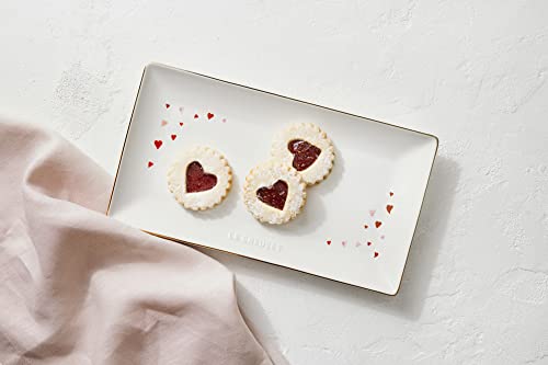 le-creuset-l-amour-stoneware-rectangular-hostess-tray-11-25-x-6-25-white-with-he image 6