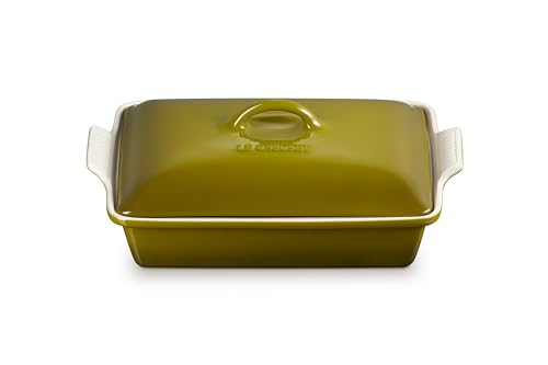 le-creuset-stoneware-heritage-rectangular-covered-casserole-4-qt-olive image 7