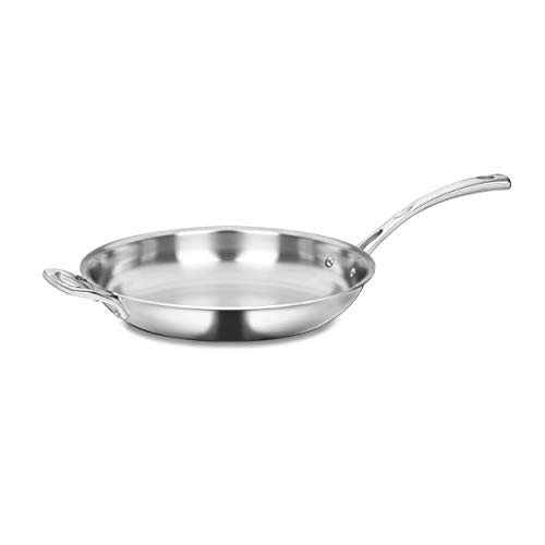 cuisinart-french-classic-tri-ply-stainless-12-inch-fry-pan-with-helper image 3