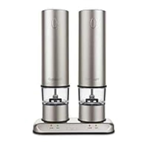 cuisinart-rechargeable-electric-salt-pepper-mill-set-sp-4-brushed-stainless-stee image 3