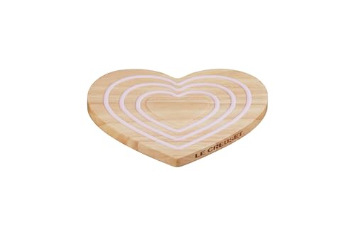le-creuset-magnetic-wood-trivet-heart-shaped-8-pink-silicone image 6