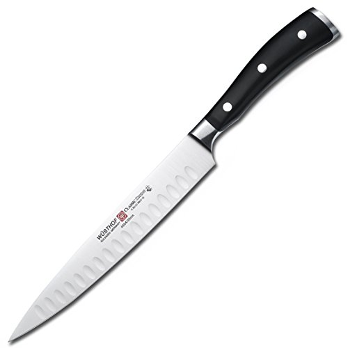 w-sthof-classic-ikon-8-hollow-edge-carving-knife-black-stainless image 2