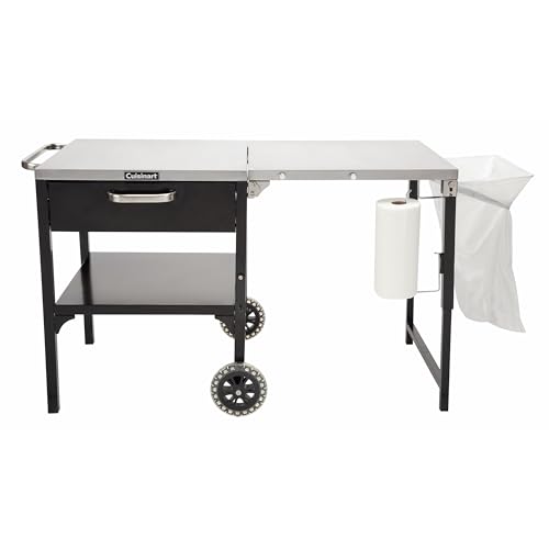 cuisinart-prep-n-cook-outdoor-table-grill-stand-stainless-steel-folding-prep-sta image 8