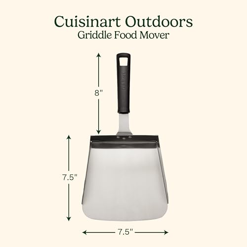 cuisinart-griddle-food-mover-extra-large-stainless-steel-spatula-scoop-5-cup-cap image 8