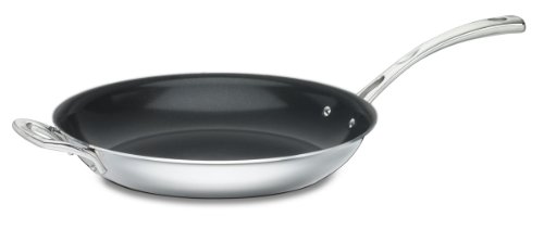 cuisinart-french-classic-tri-ply-stainless-12-inch-nonstick-skillet-with-helper- image 2