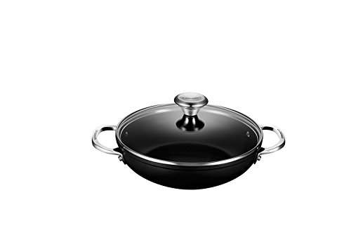 le-creuset-toughened-nonstick-shallow-casserole-braiser-2-5-qt-hard-anodized-alu image 4