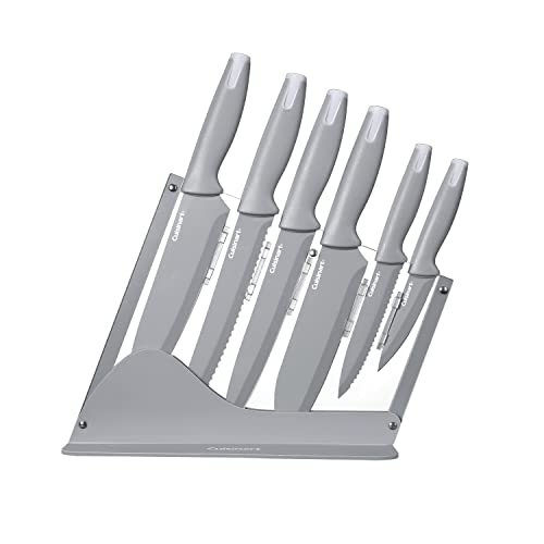 cuisinart-7-piece-ceramic-coated-cutlery-set-with-acrylic-stand-grey image 3