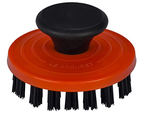 le-creuset-nylon-cast-iron-grill-pan-brush-3-1-4-inches-flame image 6