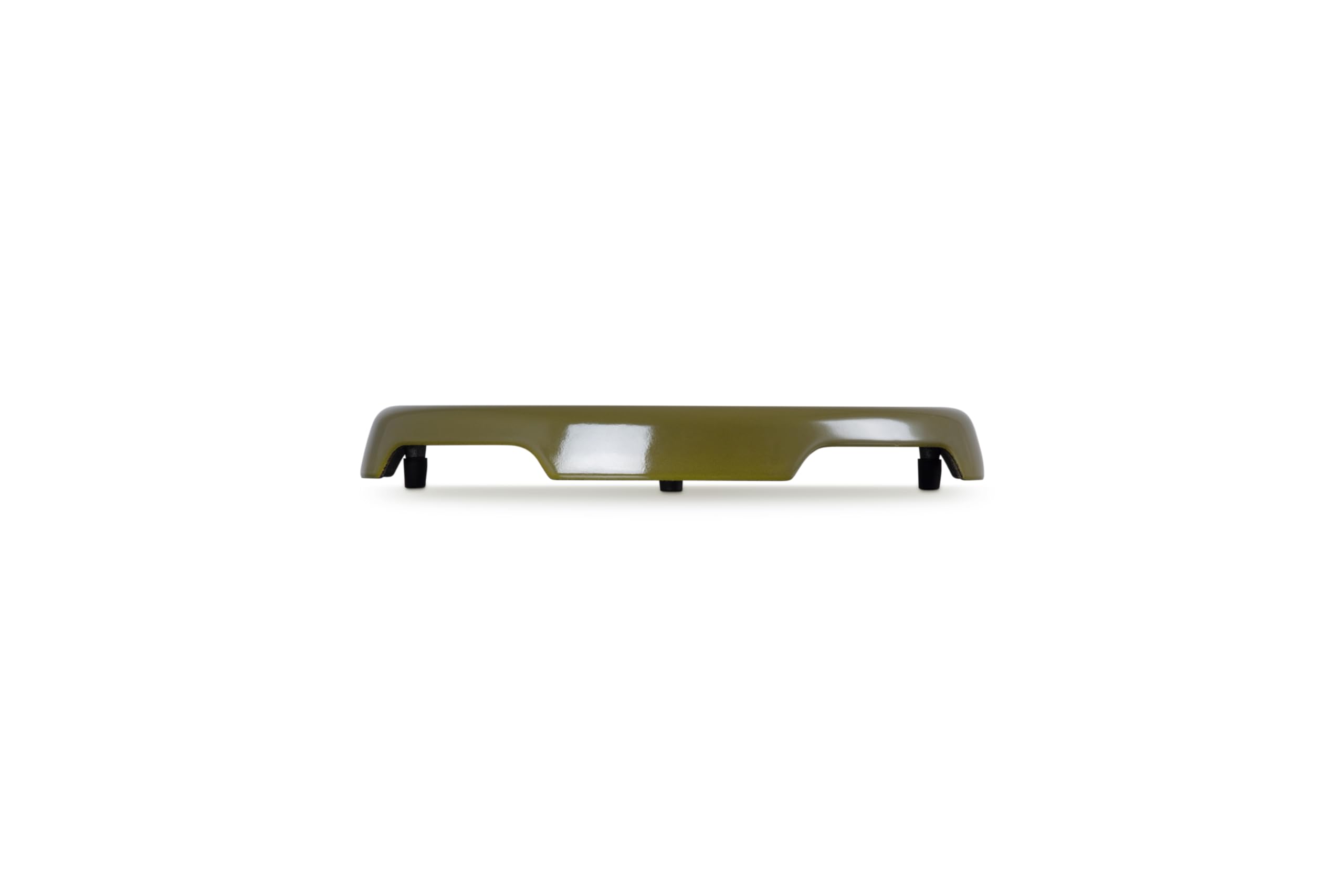 le-creuset-enameled-cast-iron-signature-trivet-9-inch-olive image 4