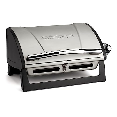 cuisinart-grillster-portable-gas-grill-stainless-steel-8000-btu-dishwasher-safe- image 8