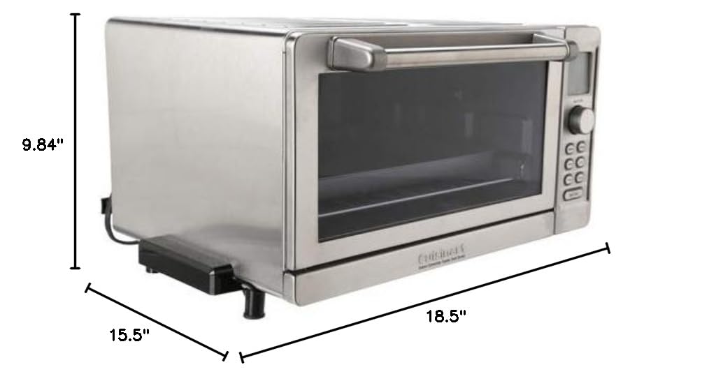cuisinart-tob-135n-deluxe-convection-toaster-oven-broiler-brushed-stainless image 2