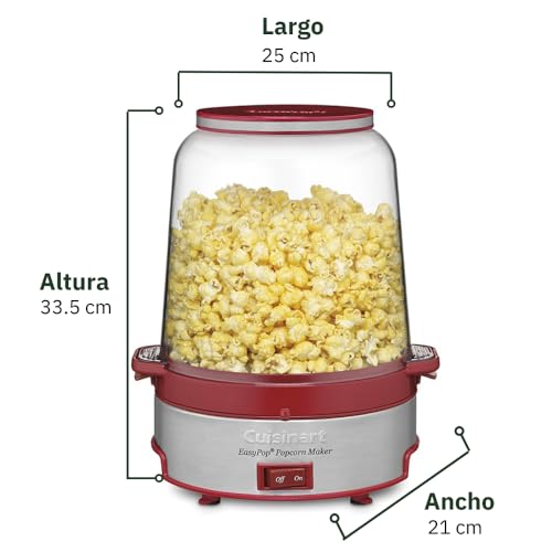 cuisinart-easypop-popcorn-maker-cpm-700nas-red-up-to-16-cups image 6