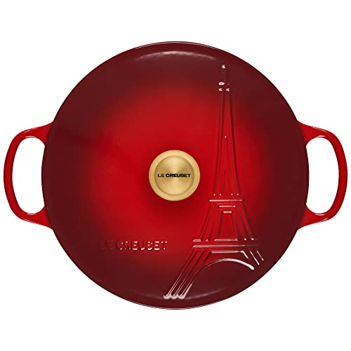le-creuset-eiffel-tower-collection-enameled-cast-iron-signature-braiser-with-lid image 5
