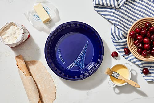 le-creuset-eiffel-tower-collection-stoneware-pie-dish-9-inch-white image 6