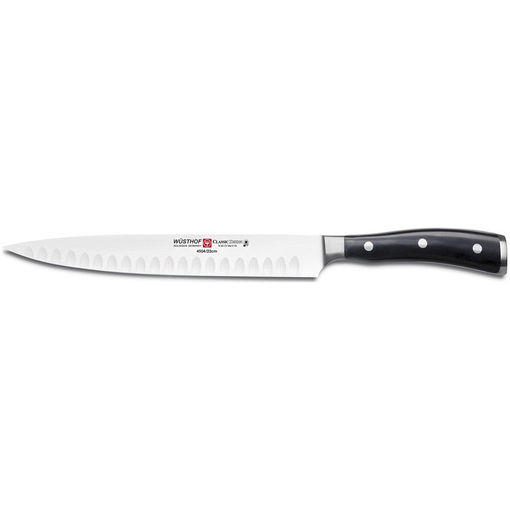 w-sthof-classic-ikon-carving-knife-9-hollow-edge-black-handle image 1