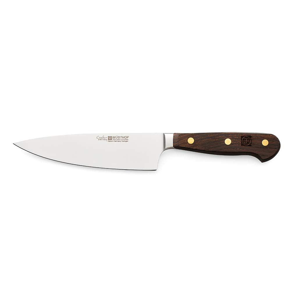 w-sthof-crafter-6-cook-s-knife-smoked-oak-handle image 1