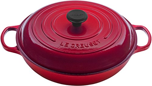 le-creuset-enameled-cast-iron-signature-braiser-3-5-qt-cerise image 2