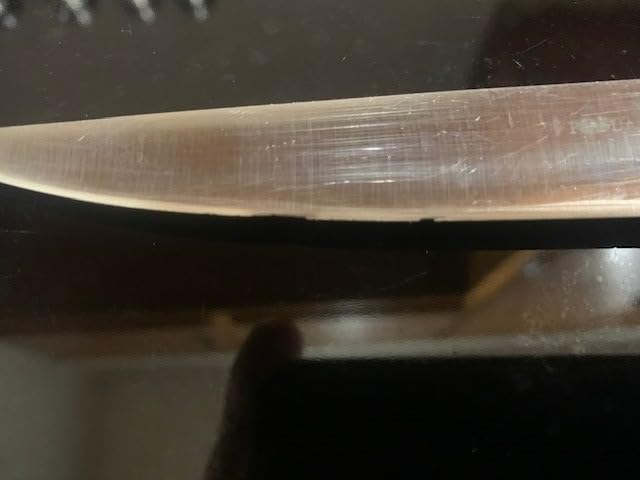 Damaged my knife