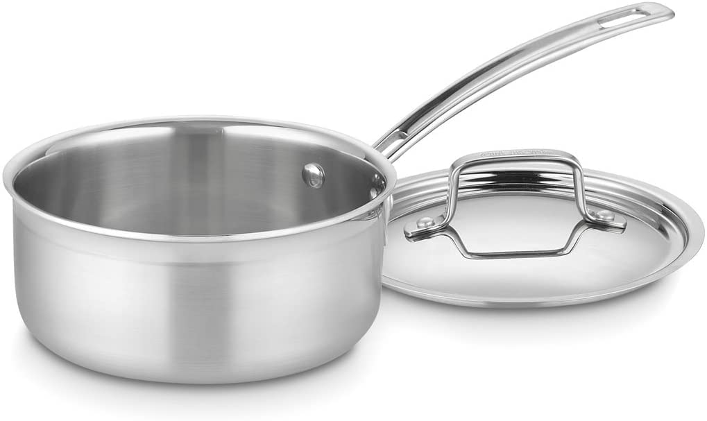 cuisinart-multiclad-pro-triple-ply-4-quart-skillet-stainless-steel-with-cover-mc image 4