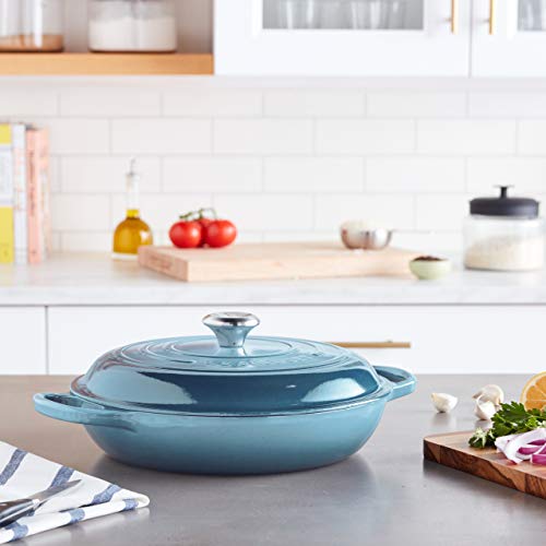 le-creuset-signature-enameled-cast-iron-round-braiser-with-500-f-knob image 4