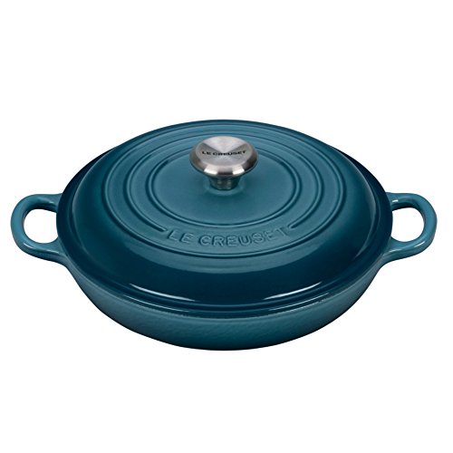 le-creuset-enameled-cast-iron-signature-braiser-1-5-qt-cerise image 7