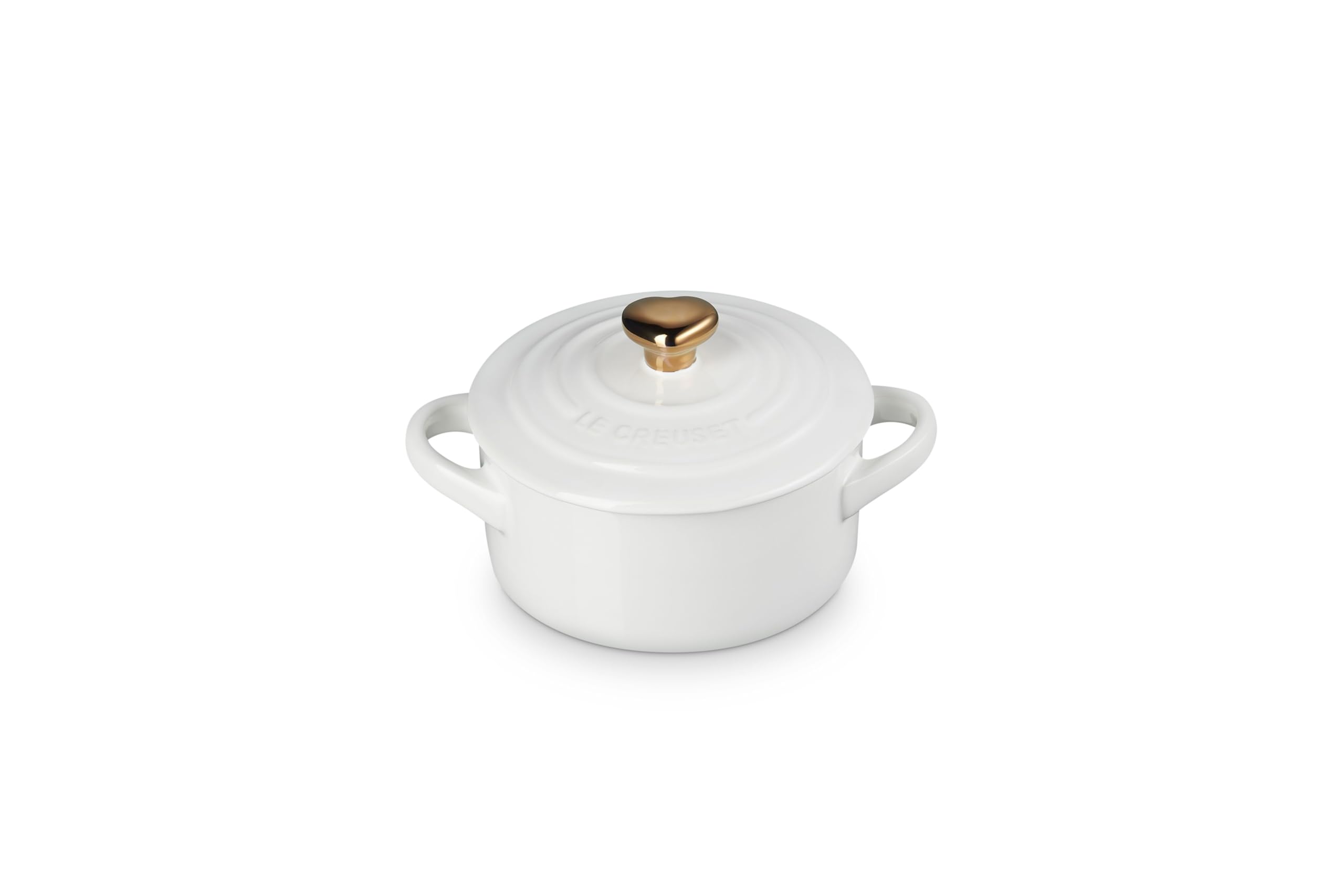 le-creuset-stoneware-mini-round-cocotte-8oz-chiffon-pink-with-gold-heart-knob image 8