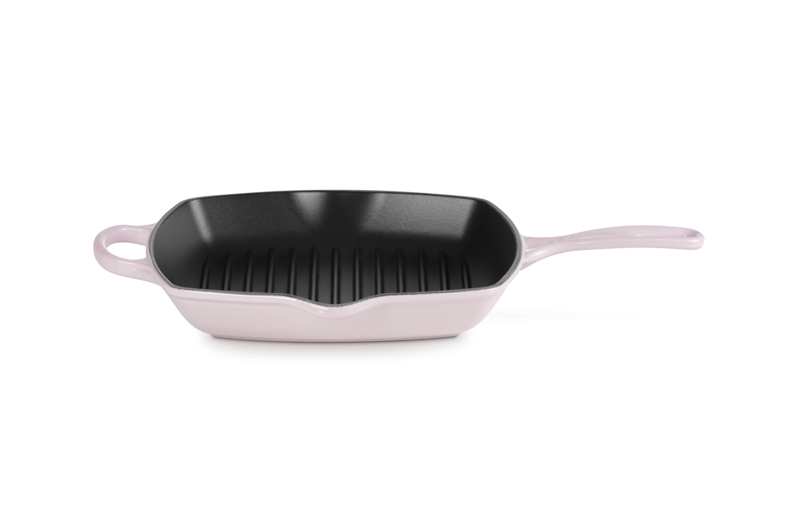le-creuset-enameled-cast-iron-signature-square-skillet-grill-10-25-shallot image 2