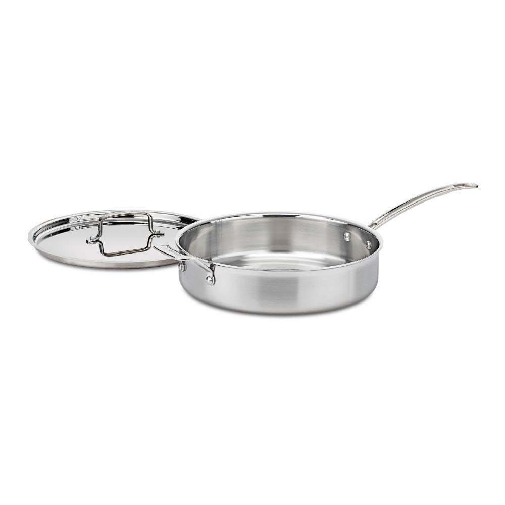 cuisinart-multiclad-pro-triple-ply-5-5-quart-saut-pan-with-cover image 1