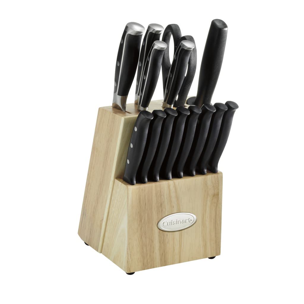 cuisinart-classic-15-piece-knife-block-set-with-nitrogen-infused-steel-black image 2