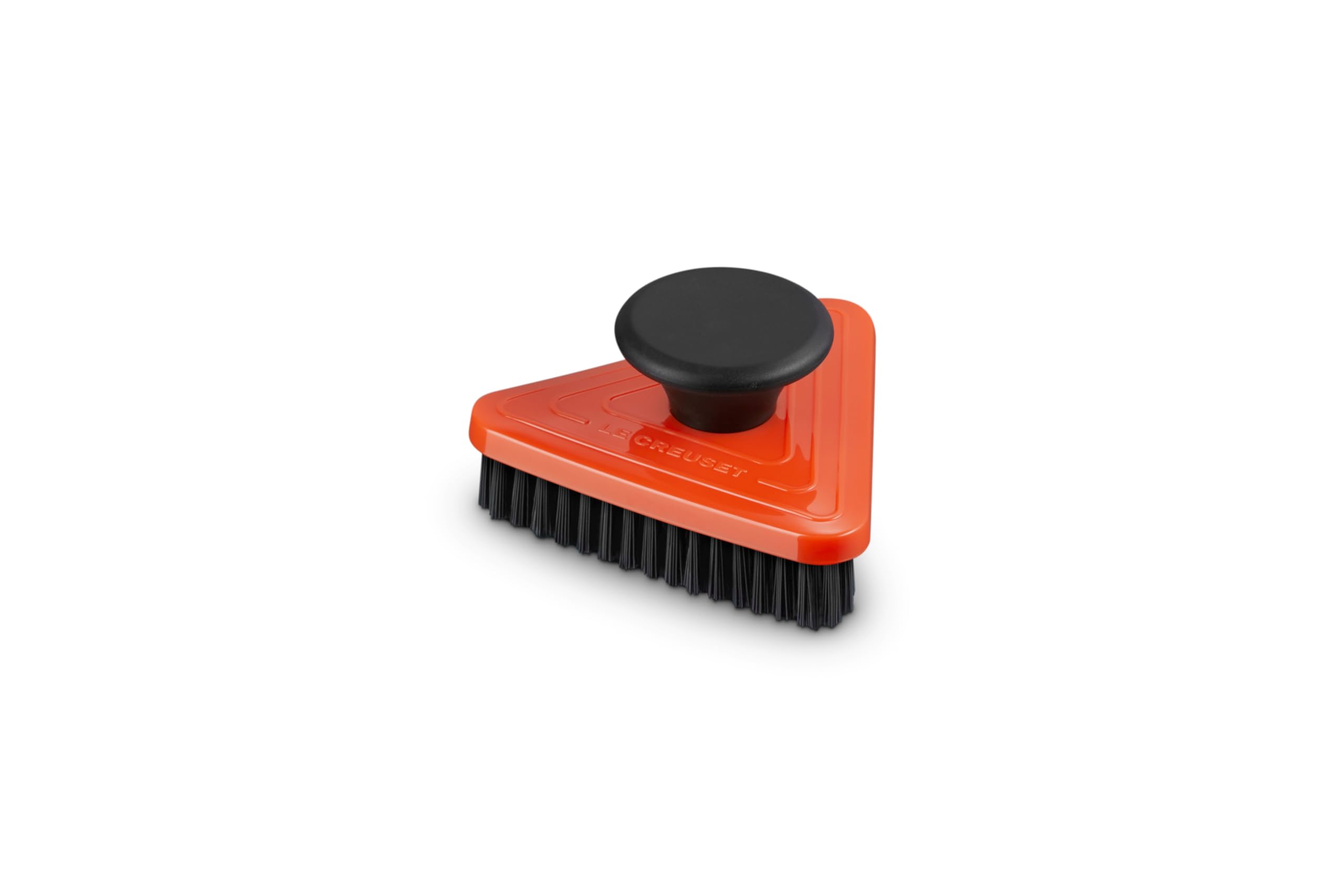 le-creuset-triangle-grill-pan-brush-3-7-flame-non-abrasive-nylon-bristles image 2