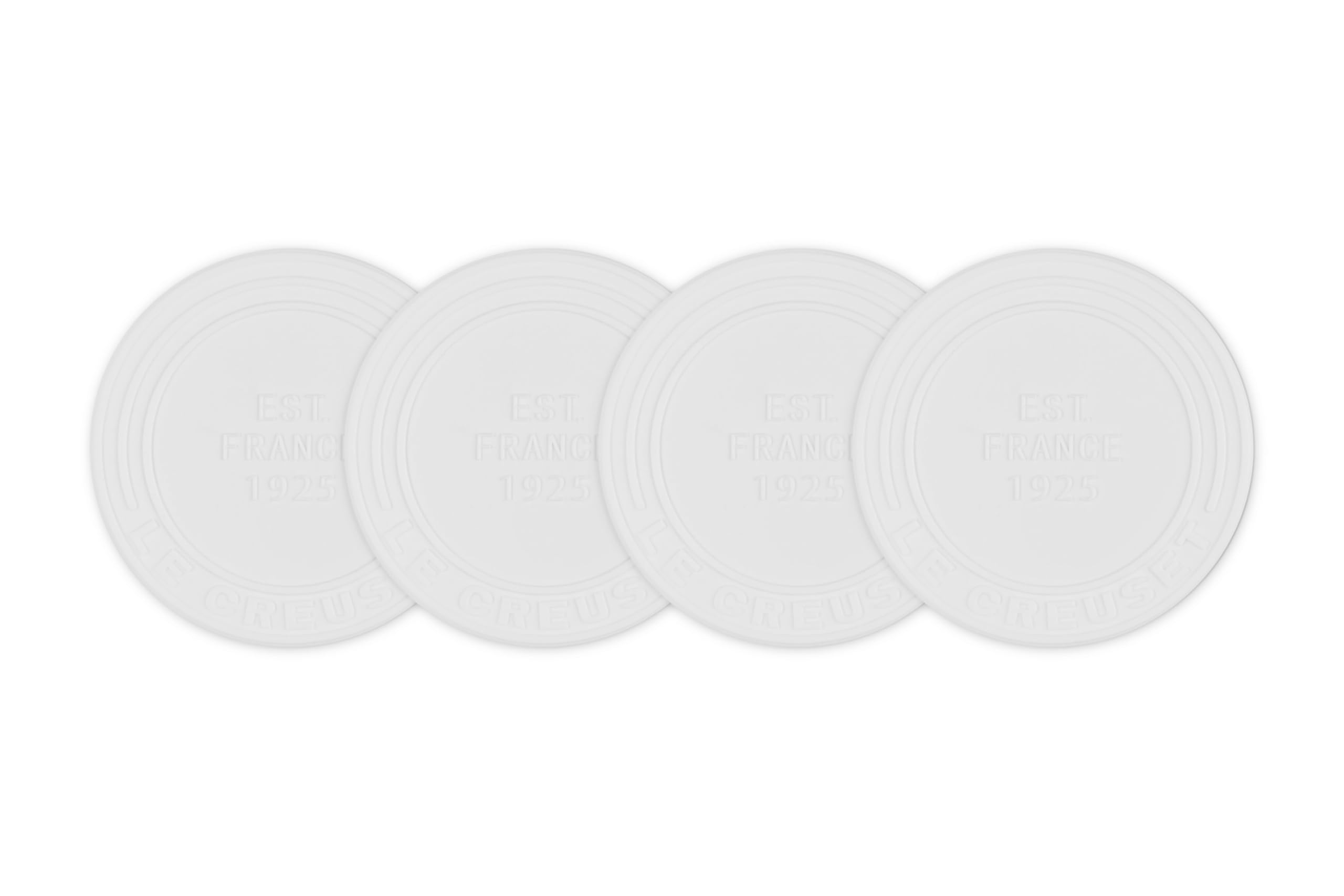 le-creuset-silicone-coasters-est-1925-set-of-4-cerise image 6