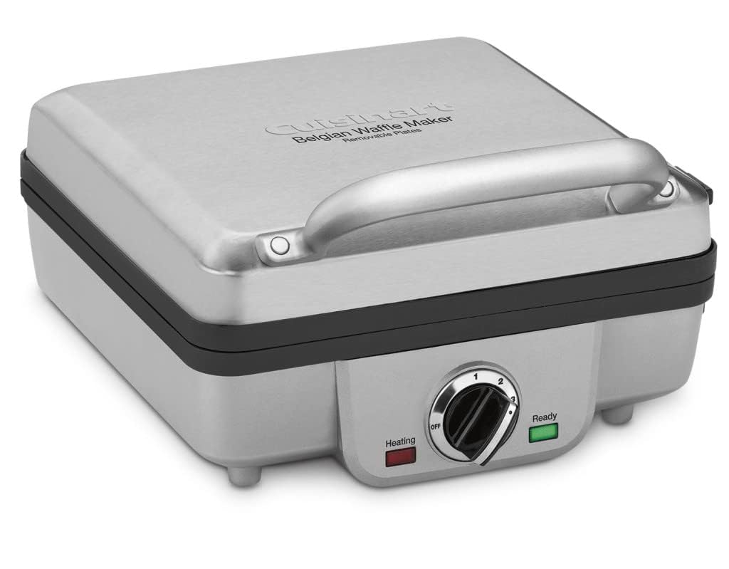 cuisinart-belgian-waffle-maker-with-pancake-plates-6-browning-levels-waf-300p1 image 1