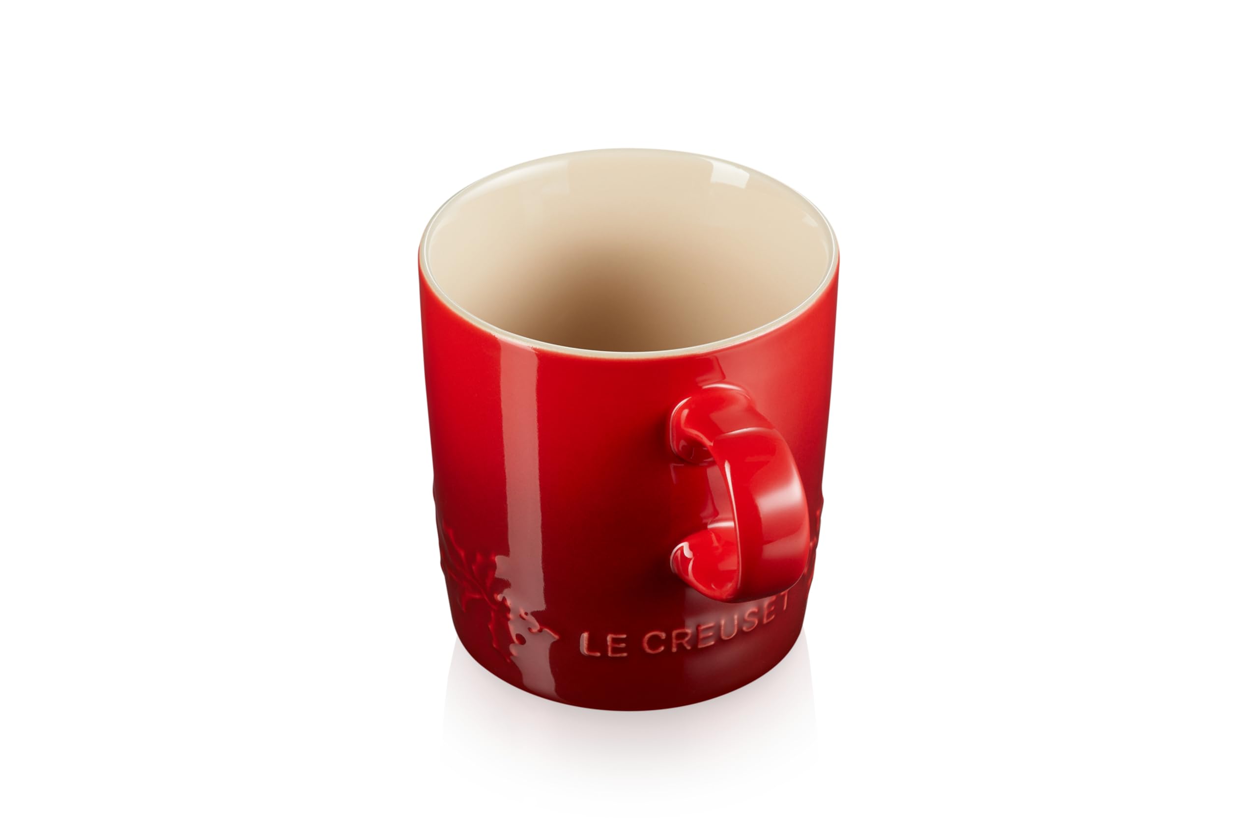 le-creuset-stoneware-holly-collection-london-mug-12oz-cerise image 1