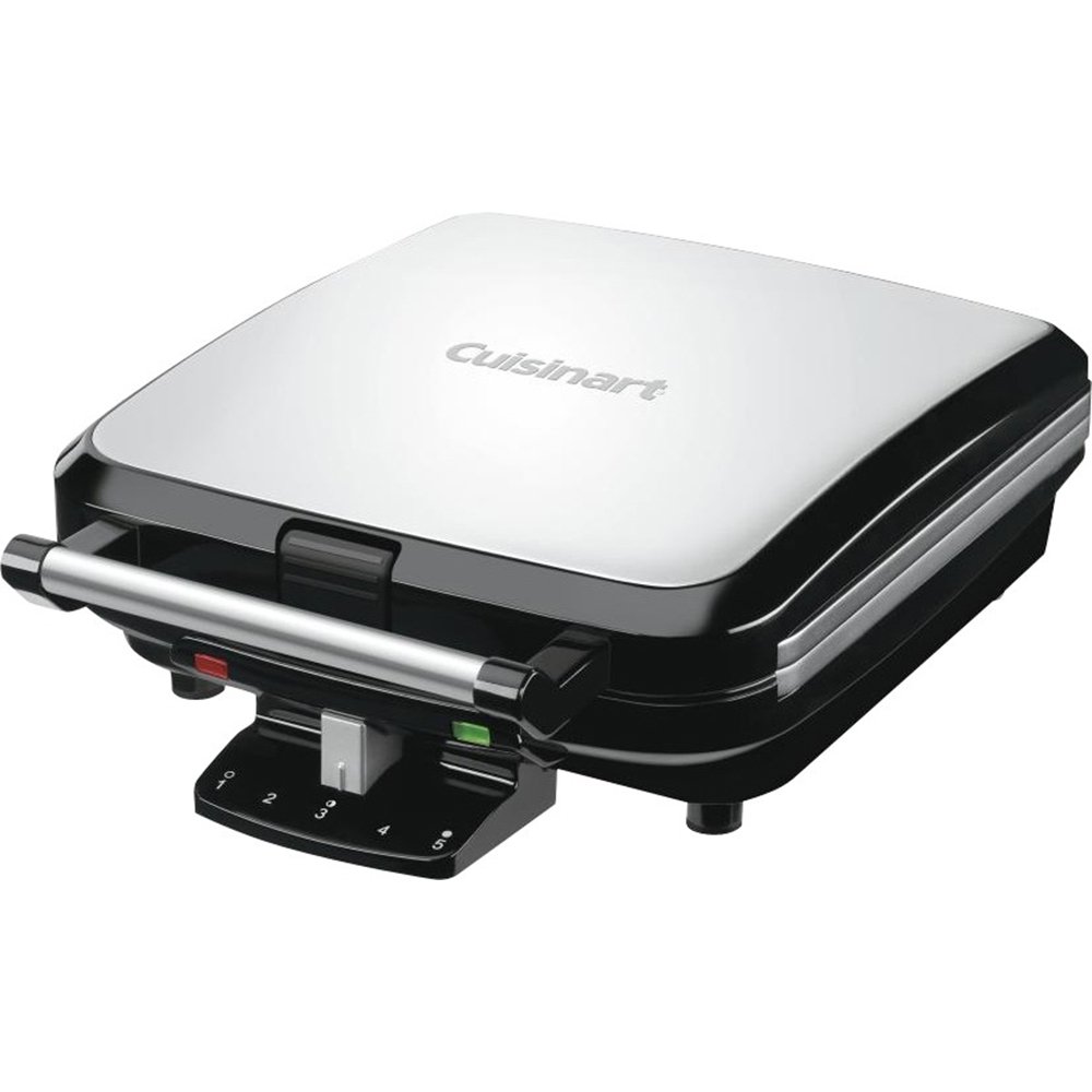 cuisinart-waf-150p1-4-slice-belgian-waffle-maker-stainless-steel image 1