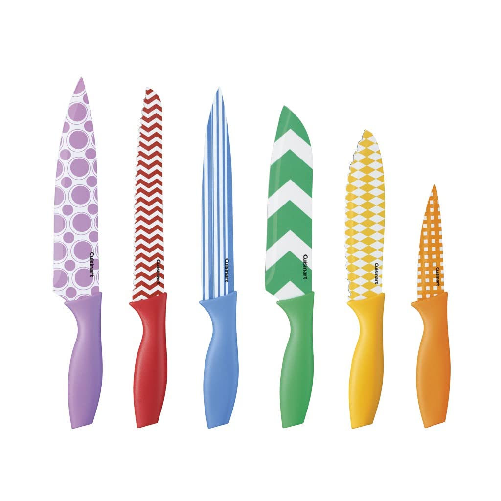 cuisinart-12-piece-printed-color-knife-set-with-blade-guards-multicolored image 3
