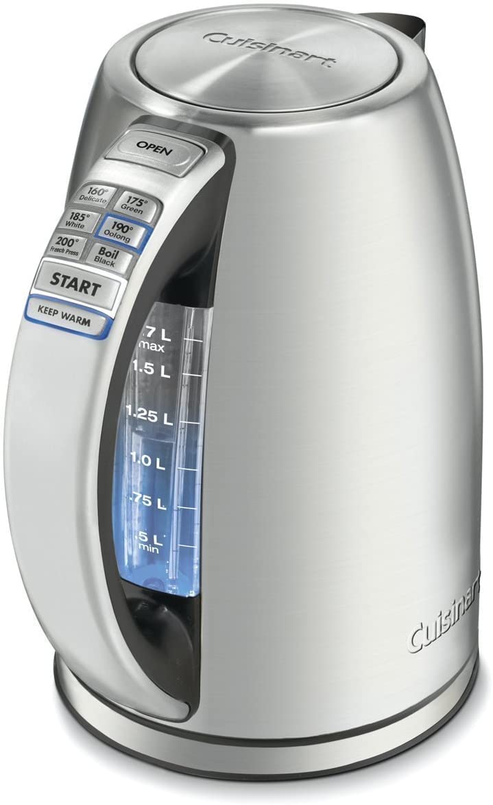 cuisinart-perfectemp-1-7-liter-electric-kettle-1500w-cordless-with-6-preset-temp image 1