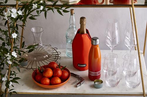 le-creuset-wine-cooler-sleeve-flame-portable-chilling-in-30-minutes image 8