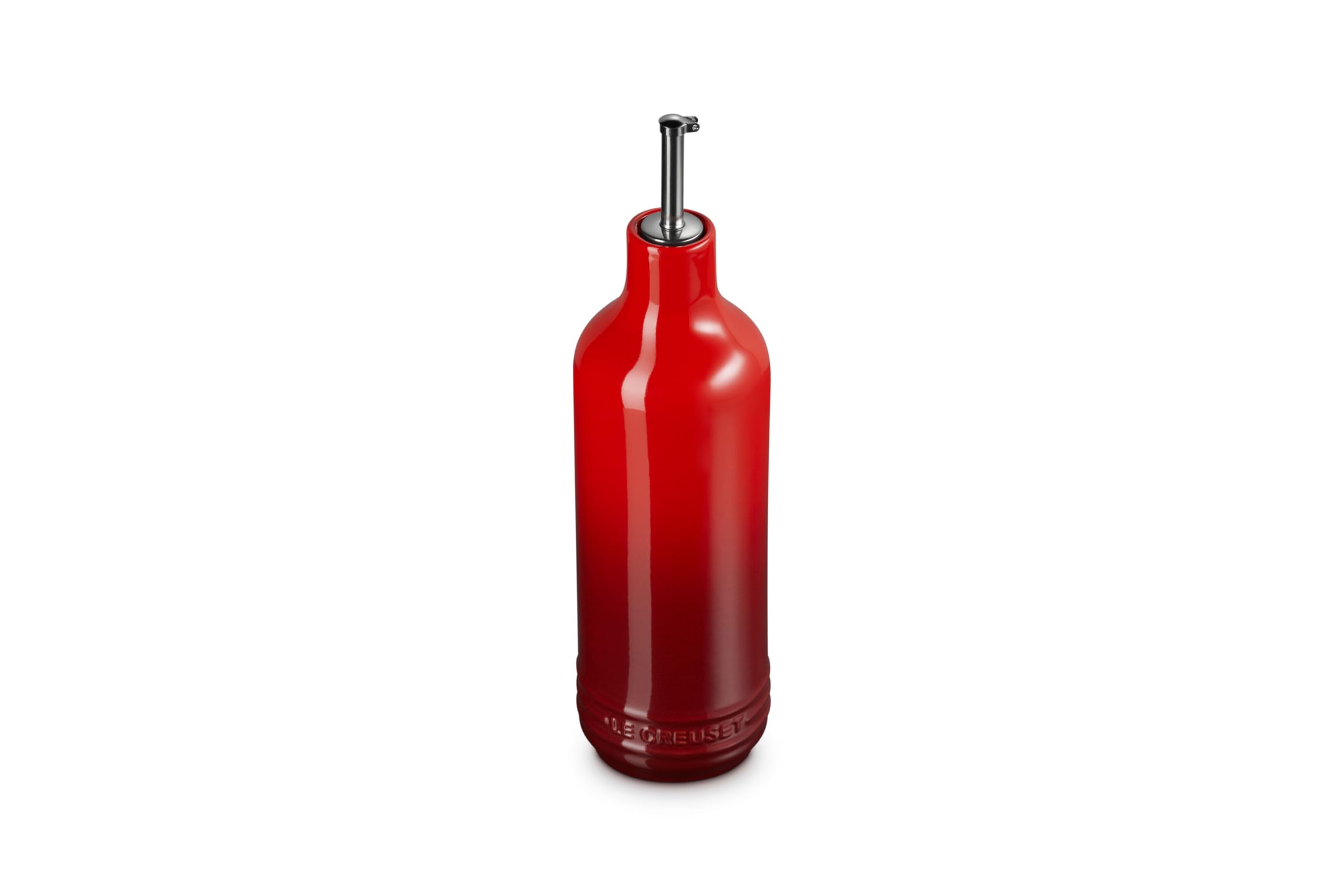 le-creuset-stoneware-signature-oil-cruet-20-oz-cerise image 2