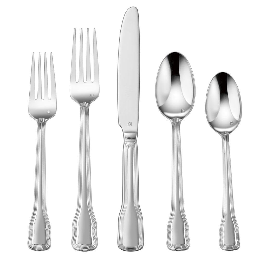 cuisinart-elite-valloire-collection-20-piece-stainless-steel-flatware-set image 1