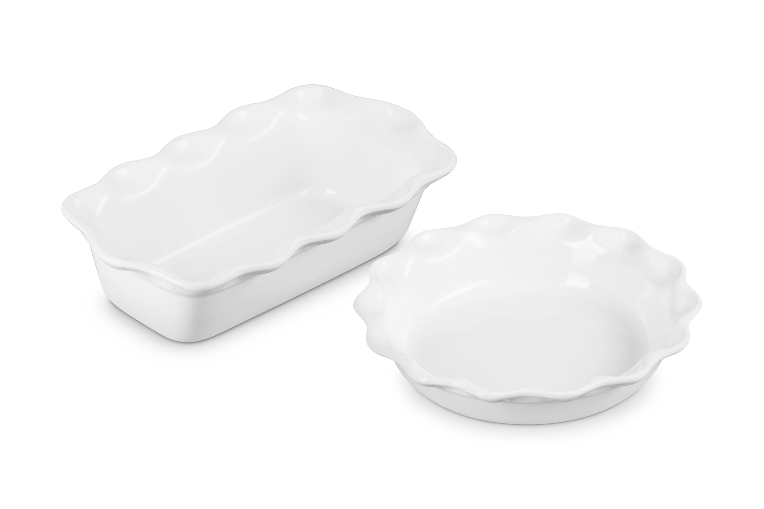 le-creuset-stoneware-set-of-2-9-heritage-fluted-pie-dish-and-9-fluted-loaf-dish- image 7