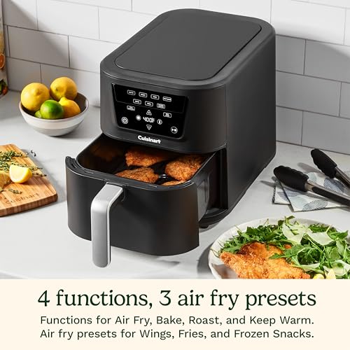 cuisinart-compactmax-8-quart-basket-air-fryer-4-in-1-compact-ceramic-countertop- image 8