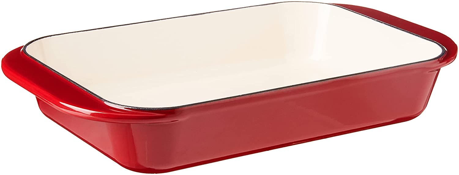 cuisinart-ci1136-24cr-chef-s-classic-enameled-cast-iron-14-inch-roasting-lasagna image 1
