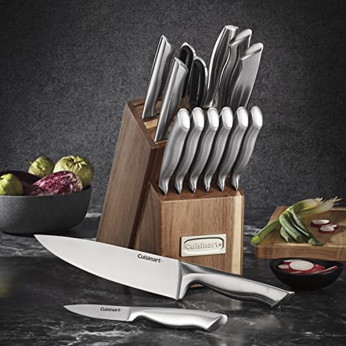 cuisinart-15pc-german-stainless-steel-hollow-handle-cutlery-block-set-with-acaci image 5