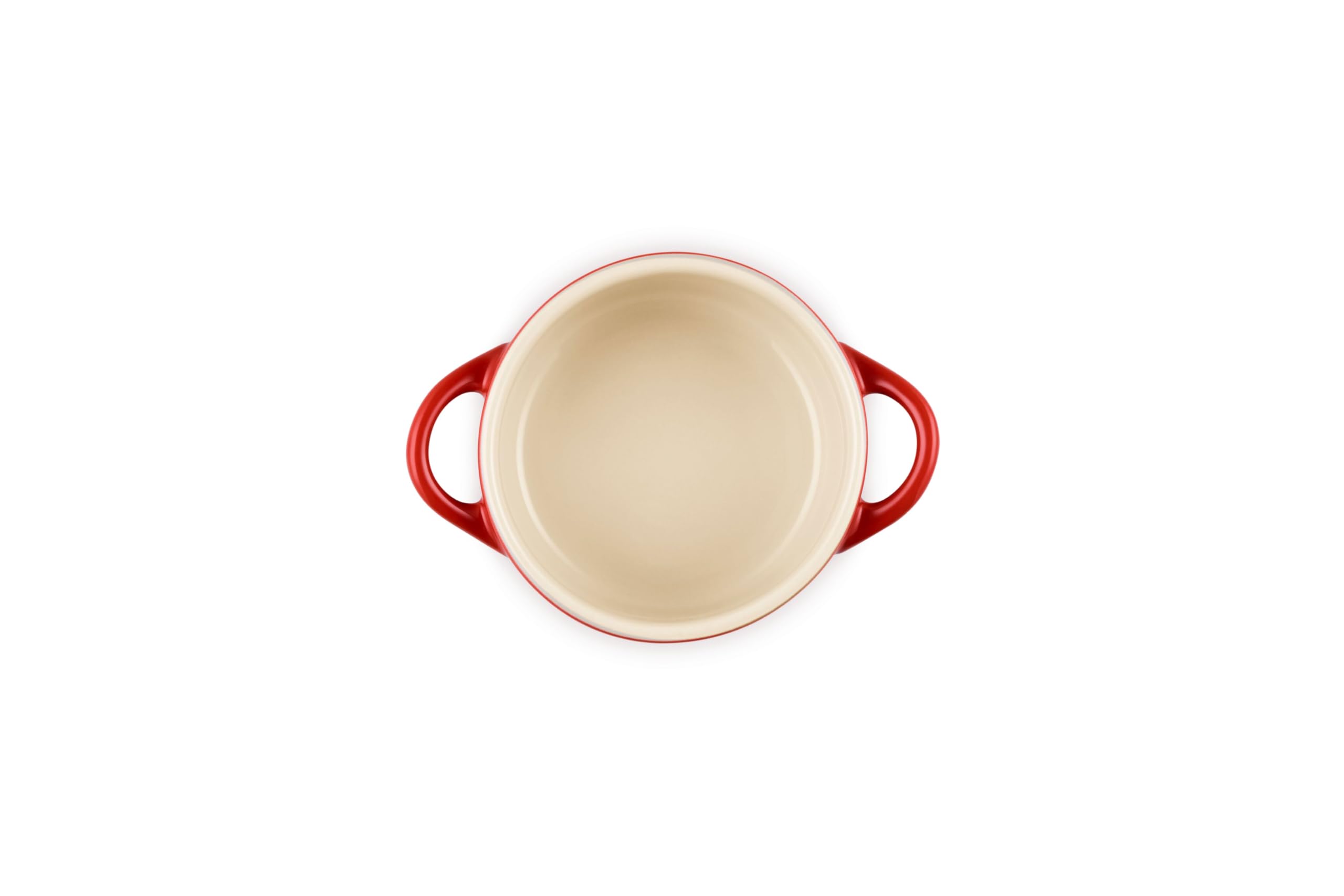 le-creuset-stoneware-holly-collection-mini-round-cocotte-8-oz-cerise-with-gold-a image 3